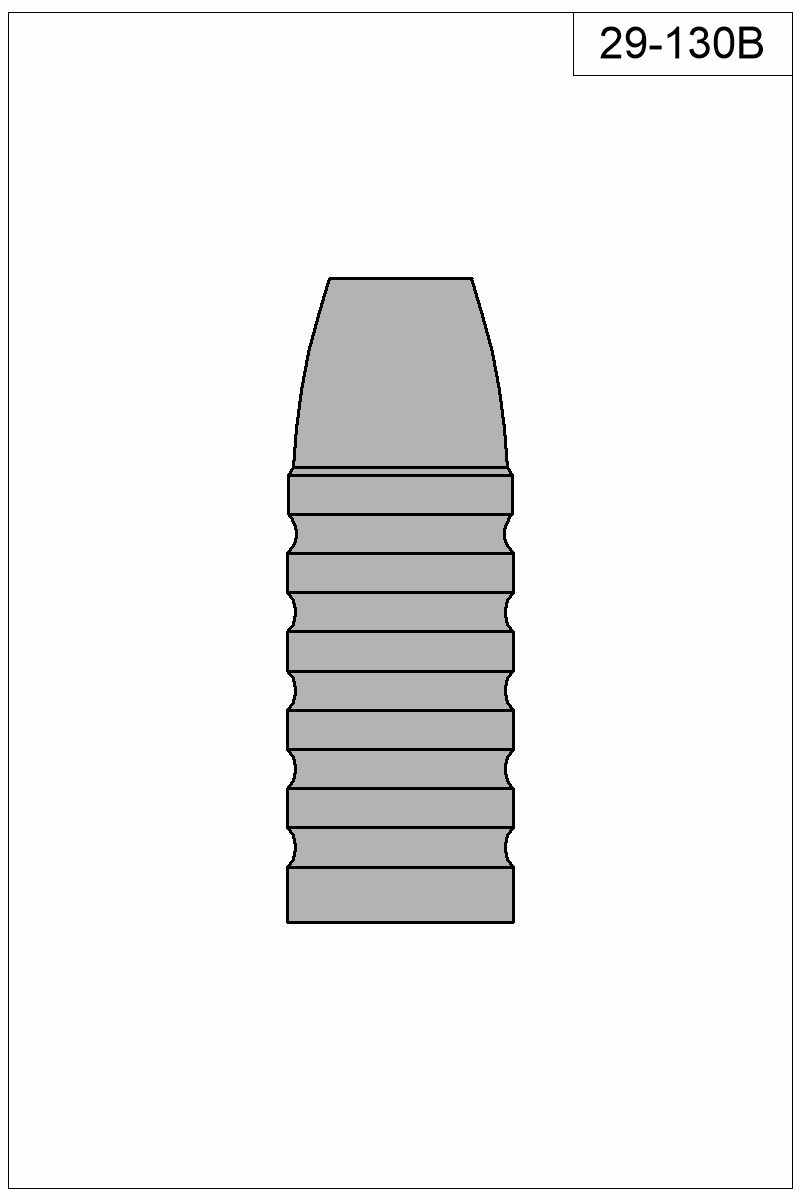 Filled view of bullet 29-130B