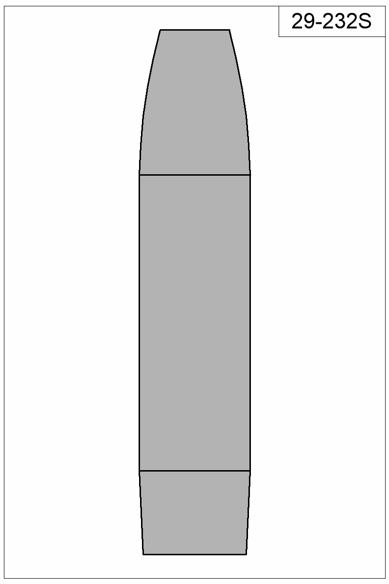 Filled view of bullet 29-232S
