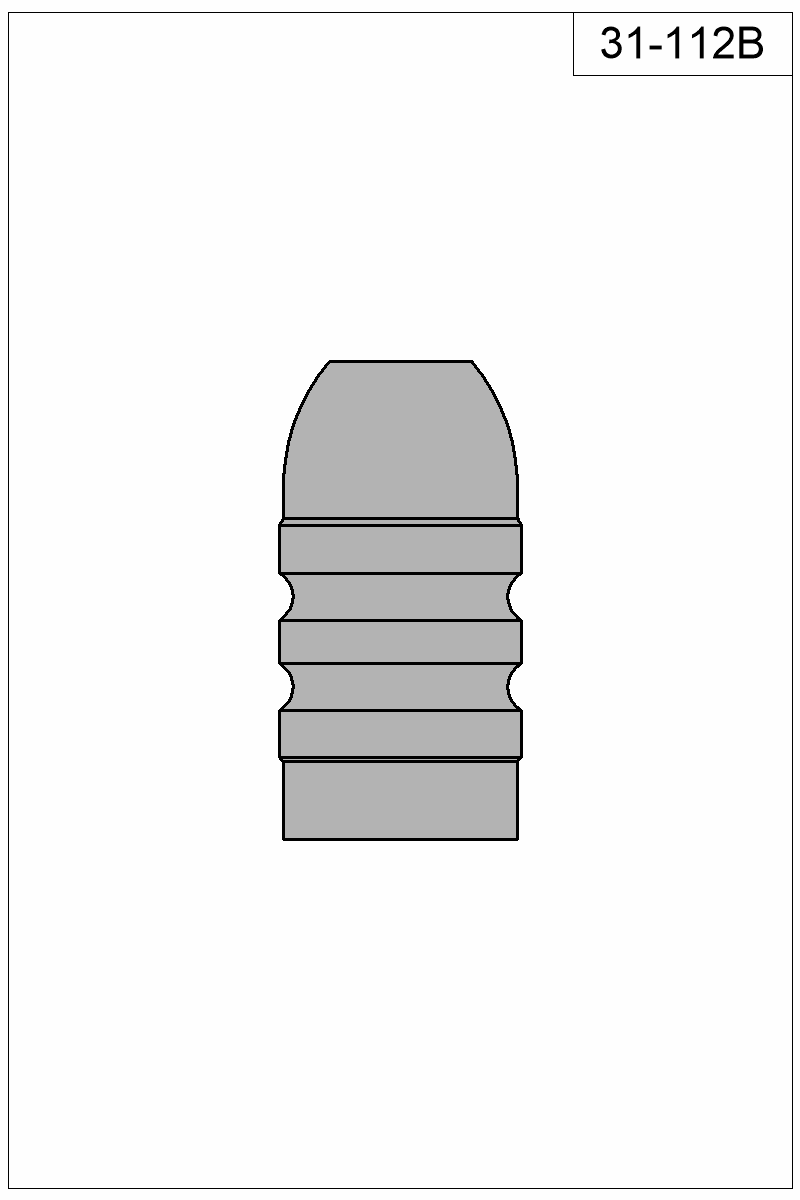 Filled view of bullet 31-112B