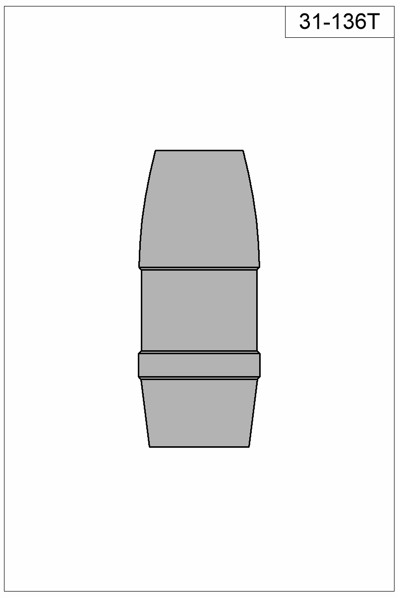 Filled view of bullet 31-136T