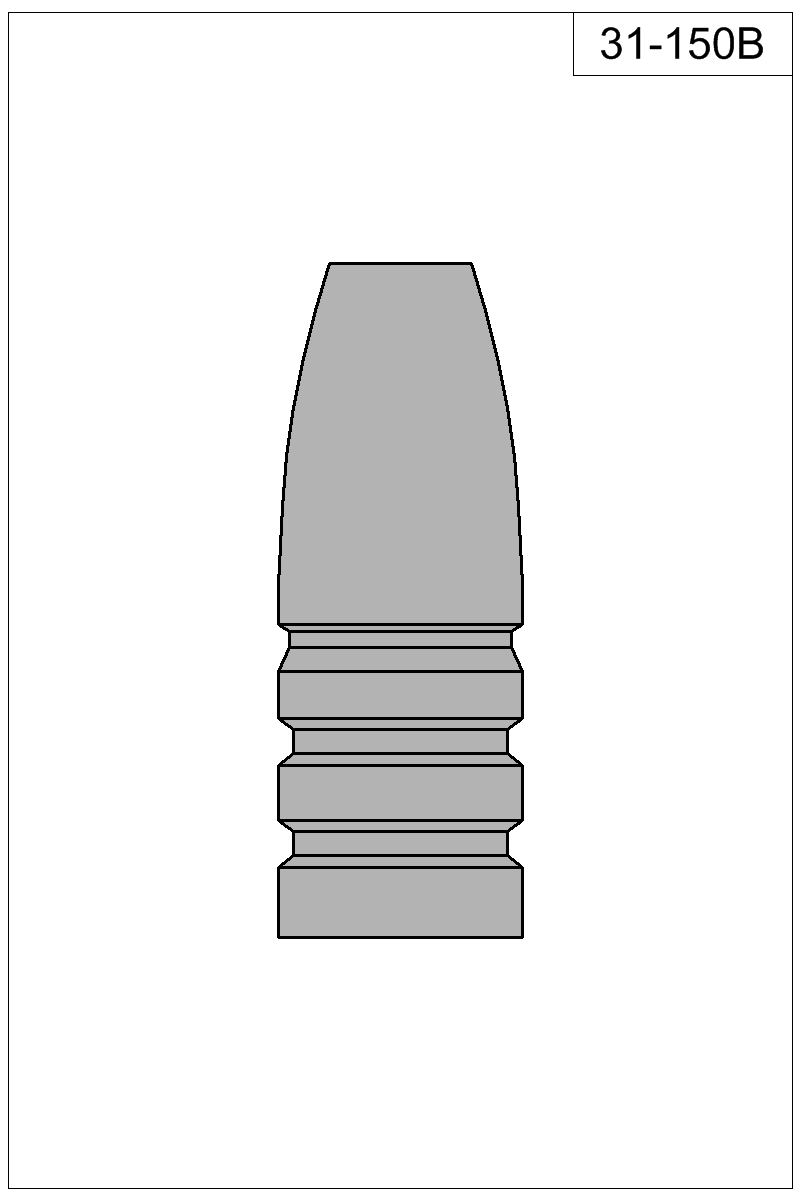 Filled view of bullet 31-150B