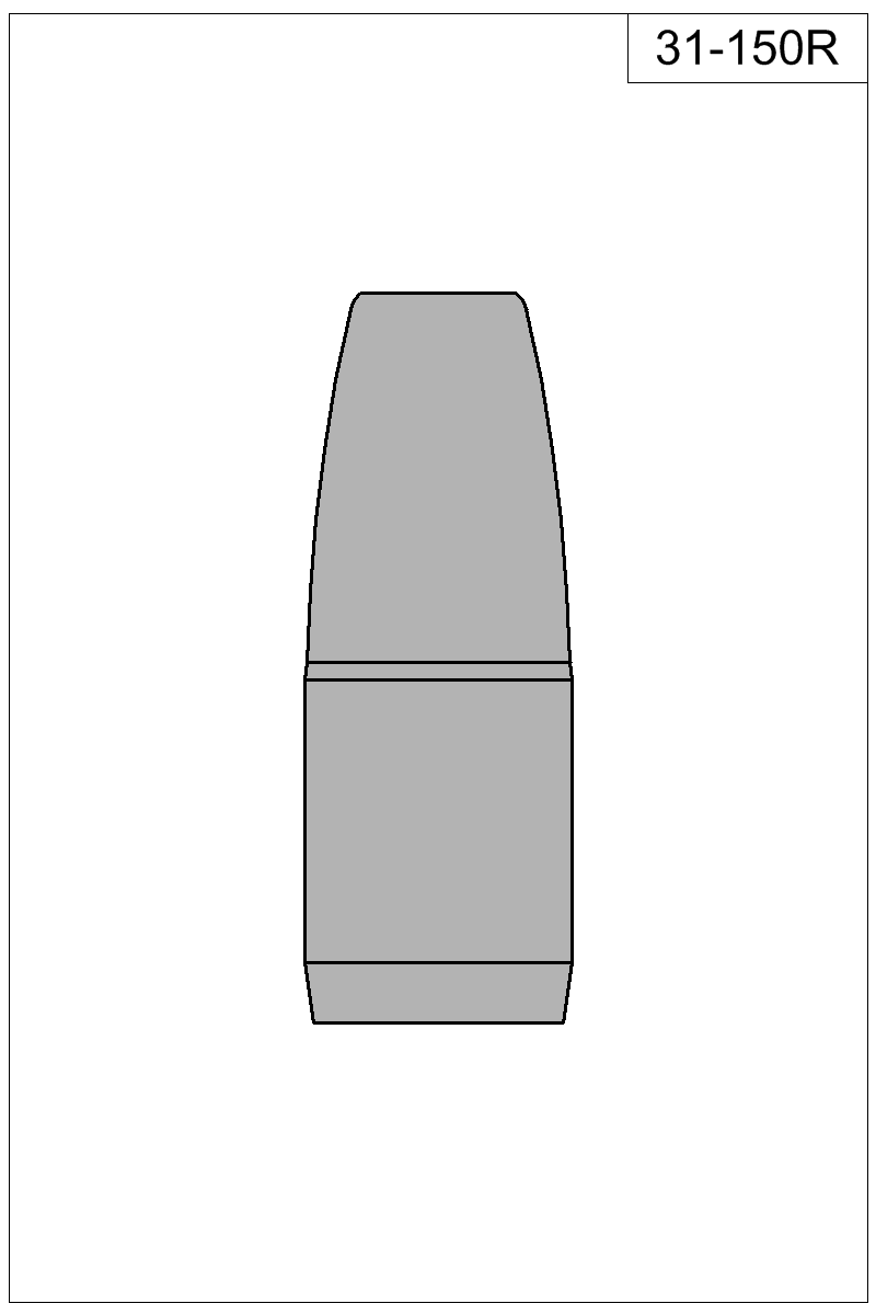 Filled view of bullet 31-150R