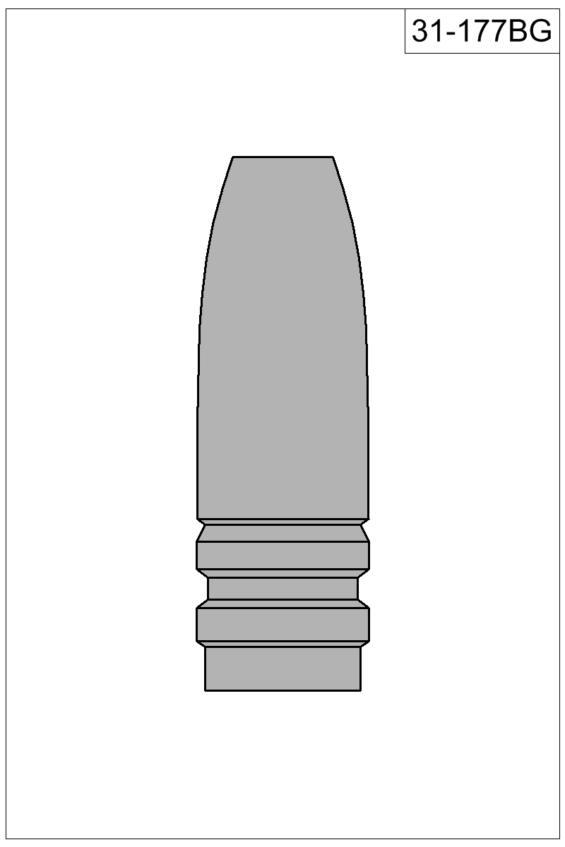 Filled view of bullet 31-177BG