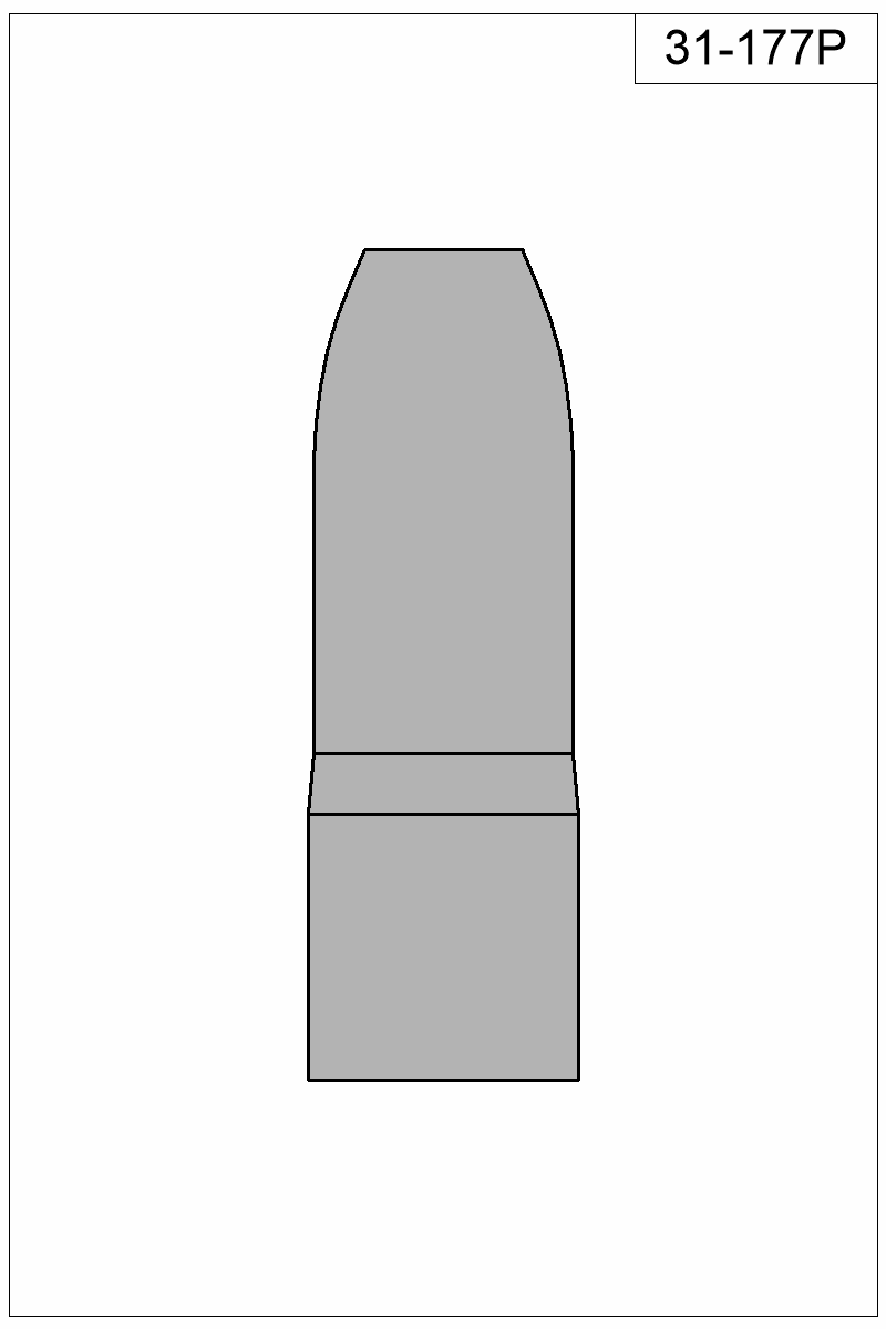 Filled view of bullet 31-177P