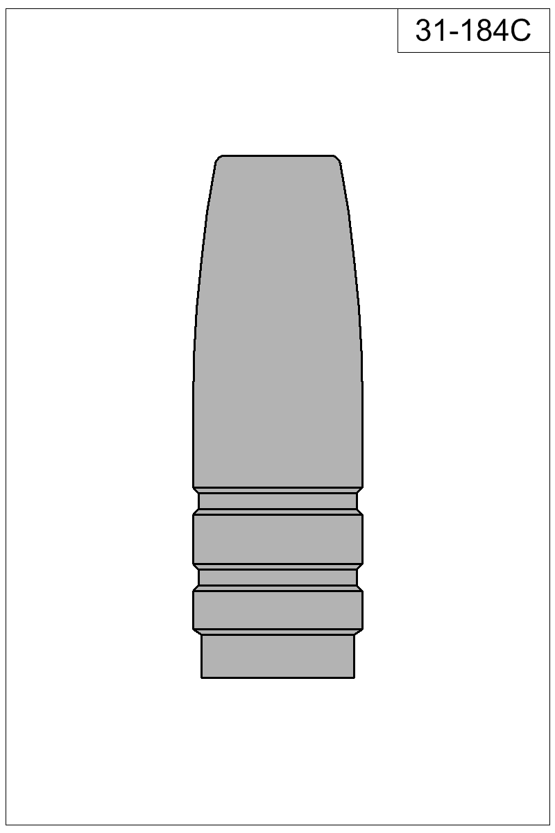Filled view of bullet 31-184C