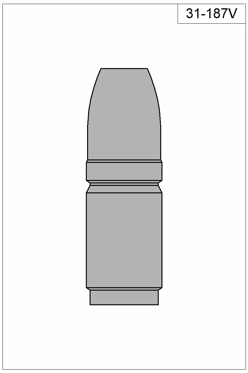 Filled view of bullet 31-187V