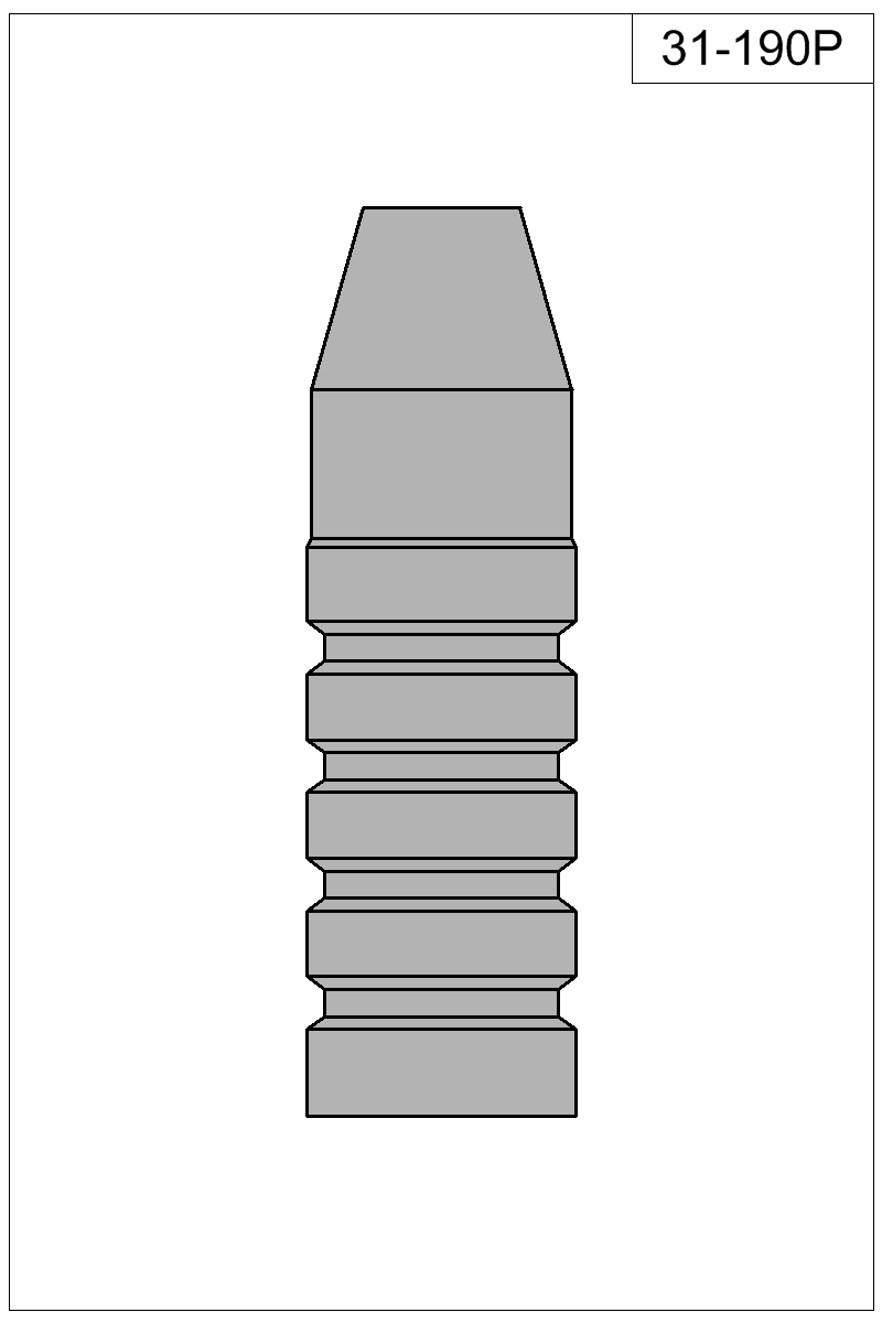 Filled view of bullet 31-190P