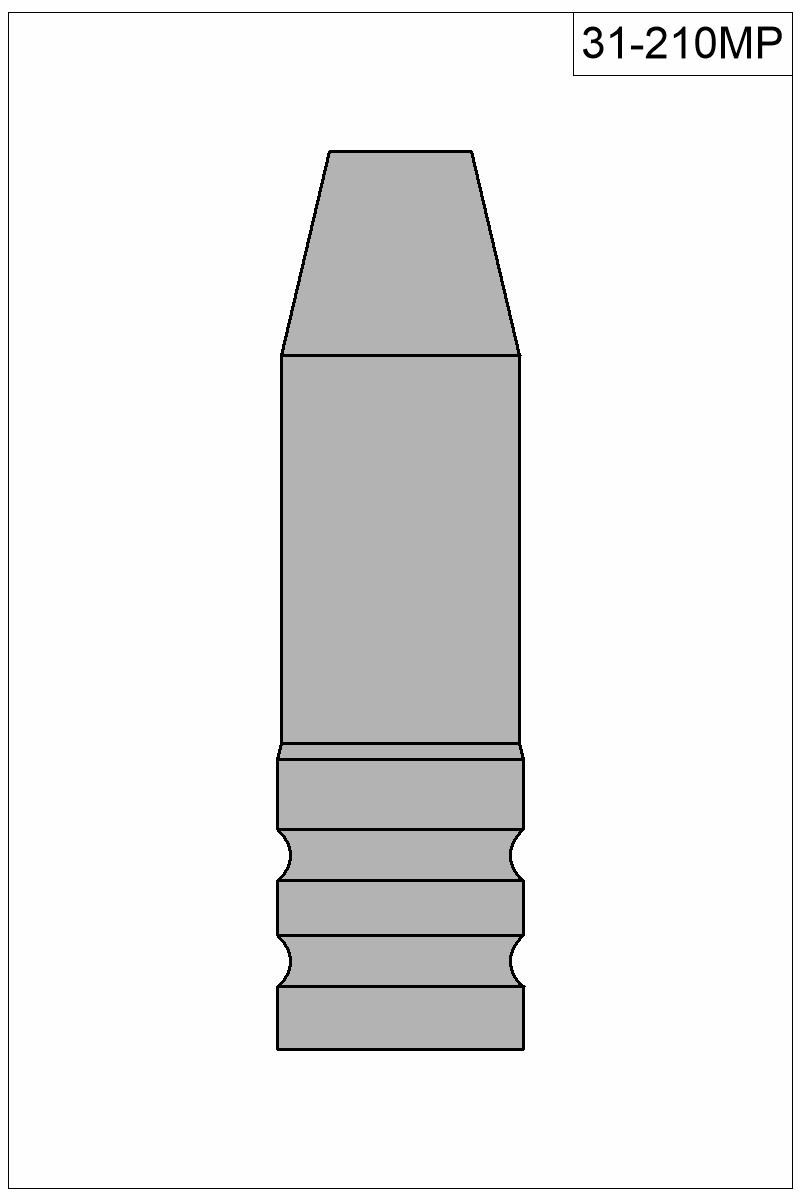 Filled view of bullet 31-210MP