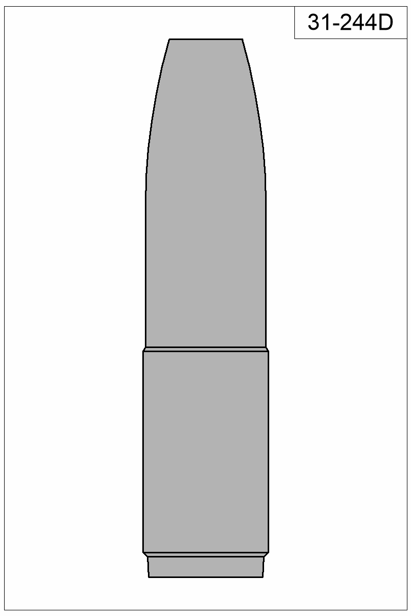 Filled view of bullet 31-244D