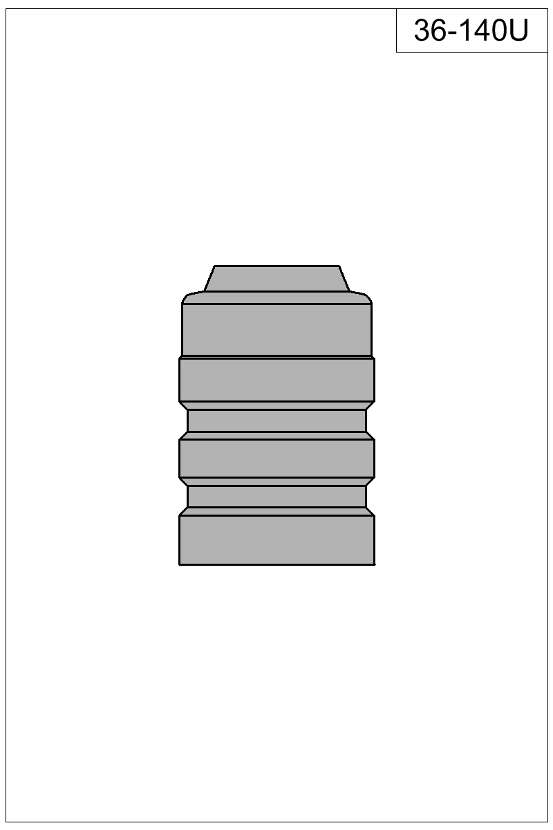 Filled view of bullet 36-140U