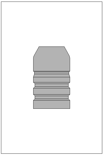Accurate Molds catalog #36-160E Filled view of bullet 36-160E
