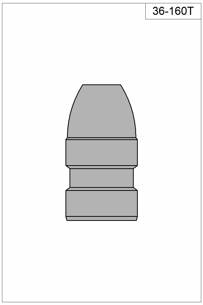 Filled view of bullet 36-160T