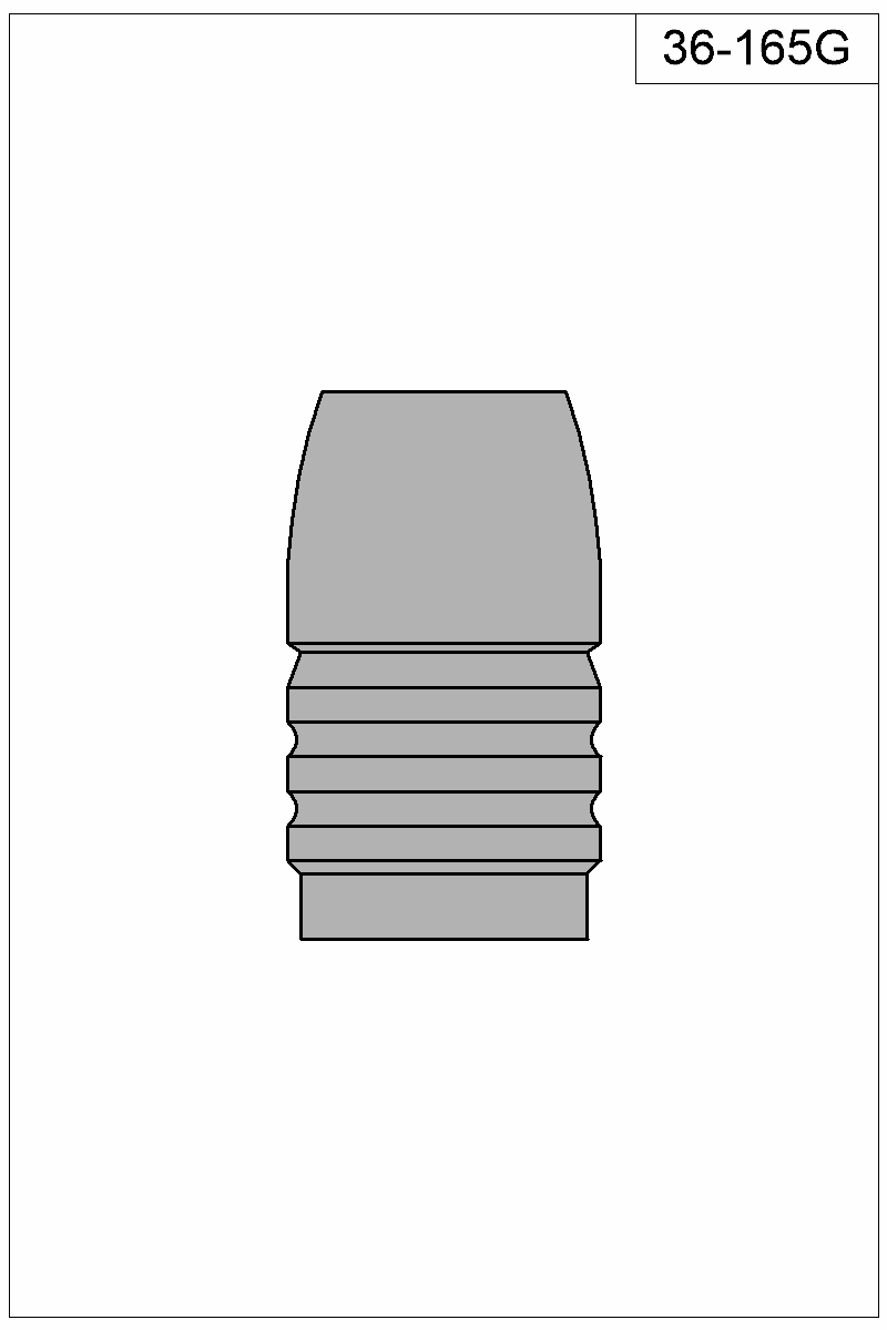 Filled view of bullet 36-165G