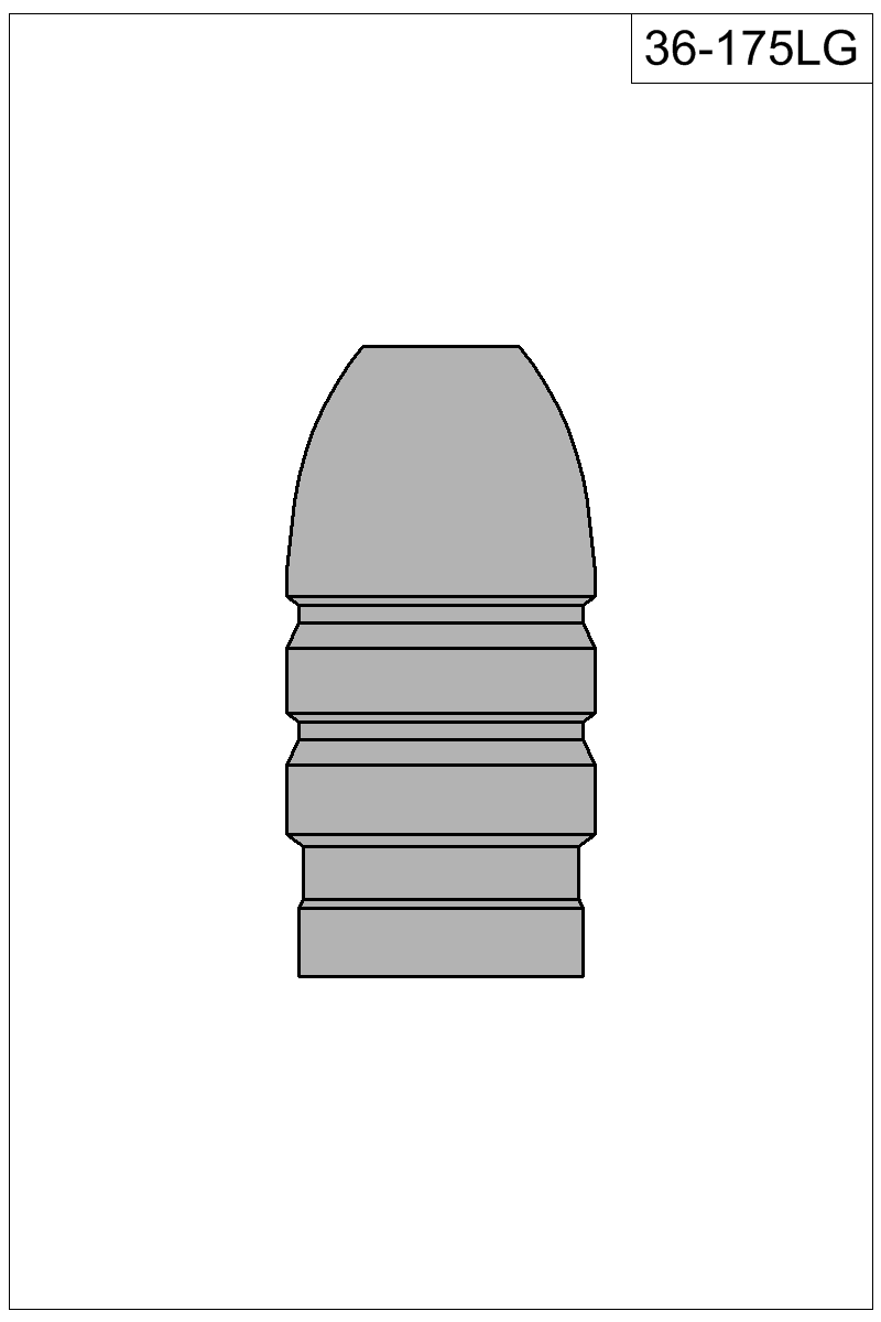 Filled view of bullet 36-175LG