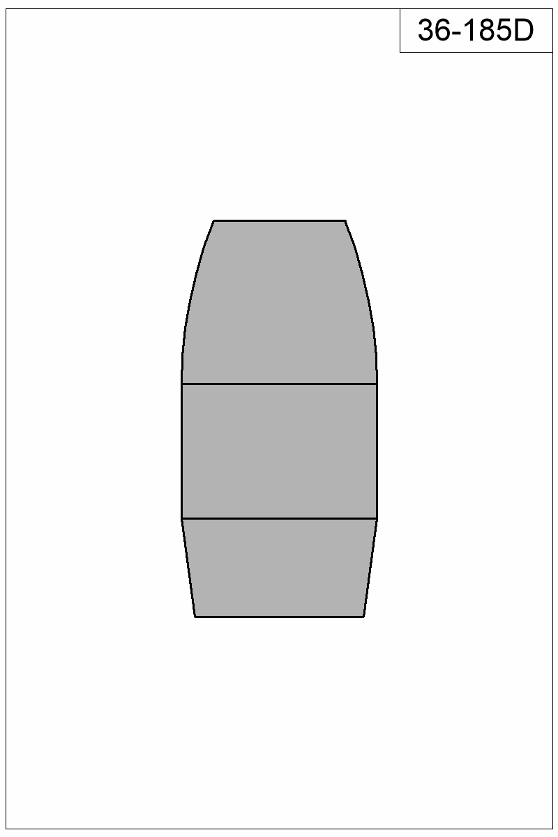 Filled view of bullet 36-185D