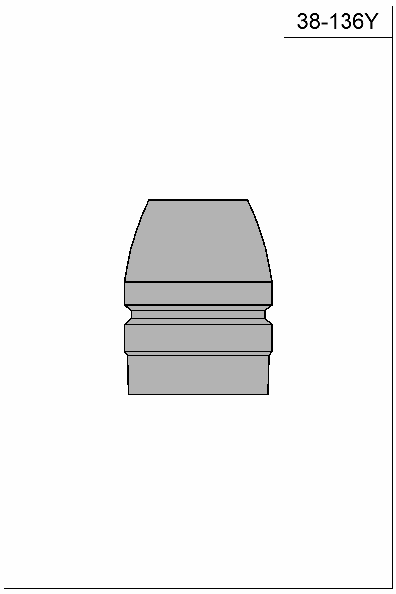 Filled view of bullet 38-136Y