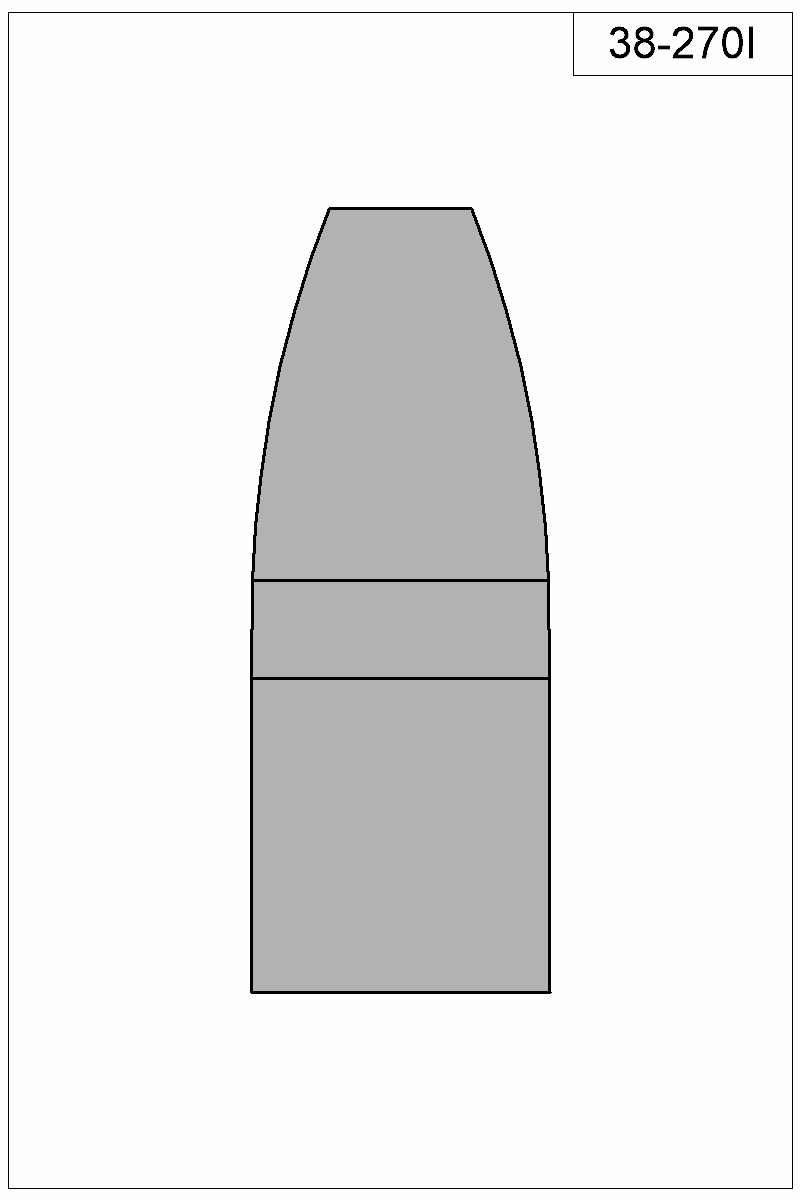 Filled view of bullet 38-270I