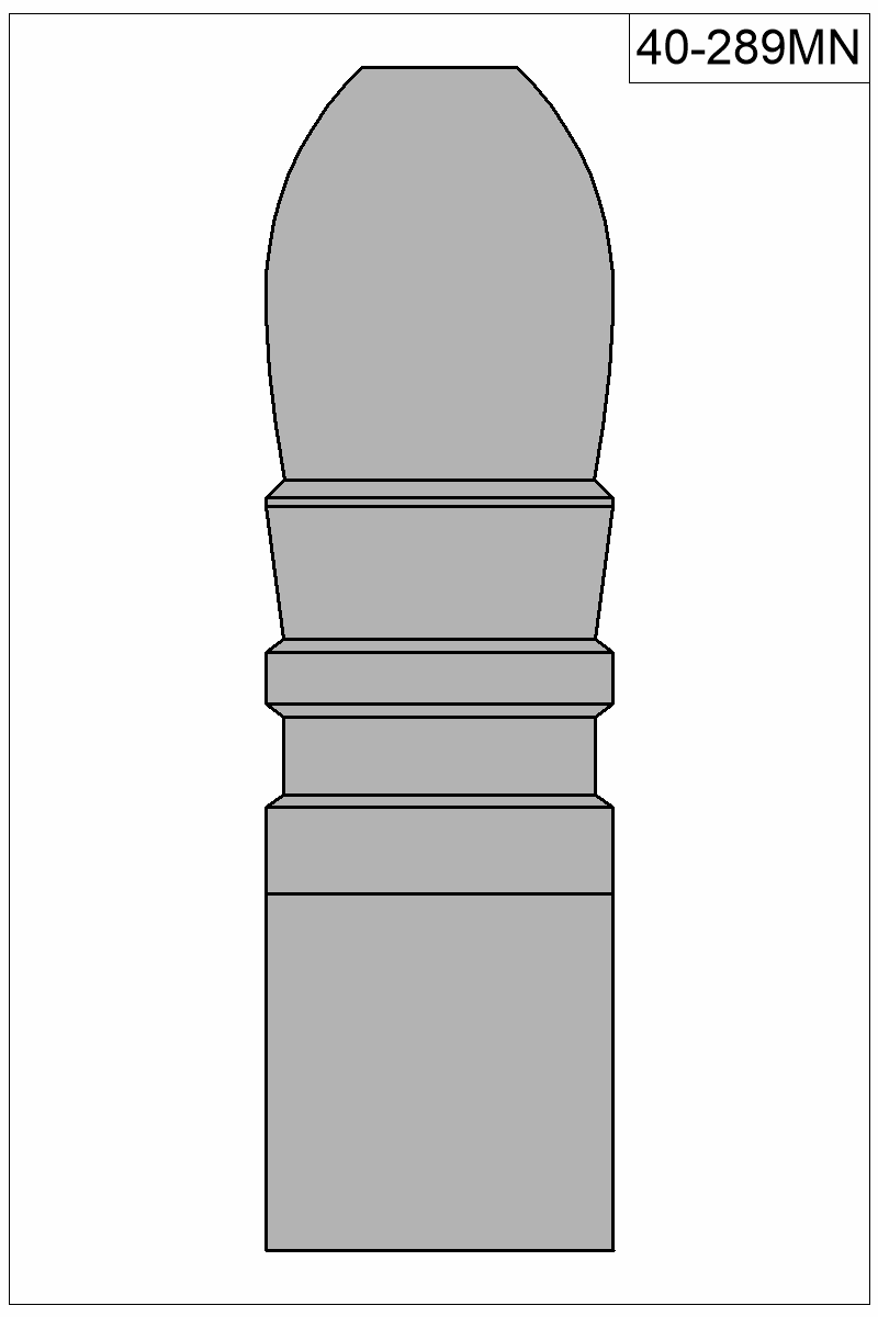 Filled view of bullet 40-289MN