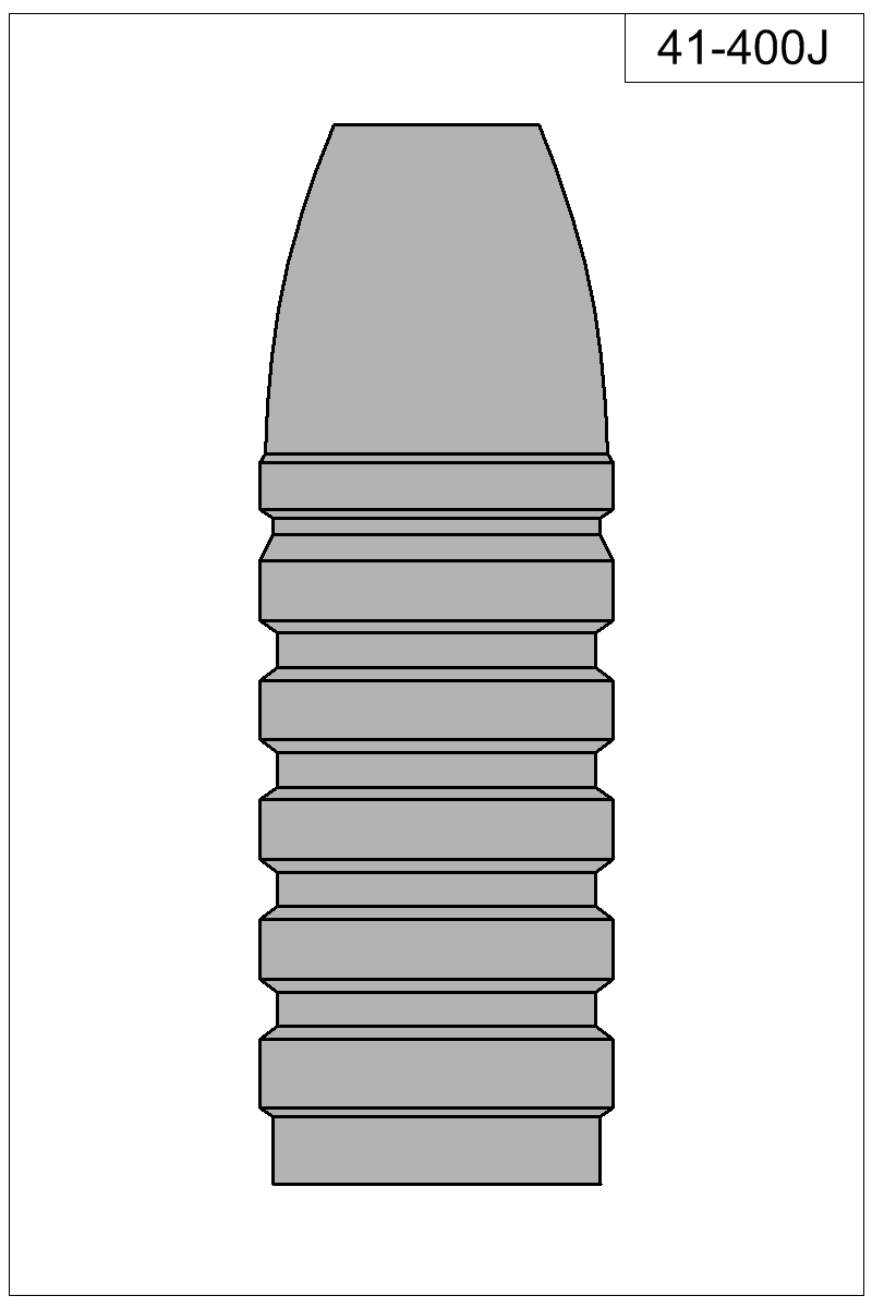 Filled view of bullet 41-400J