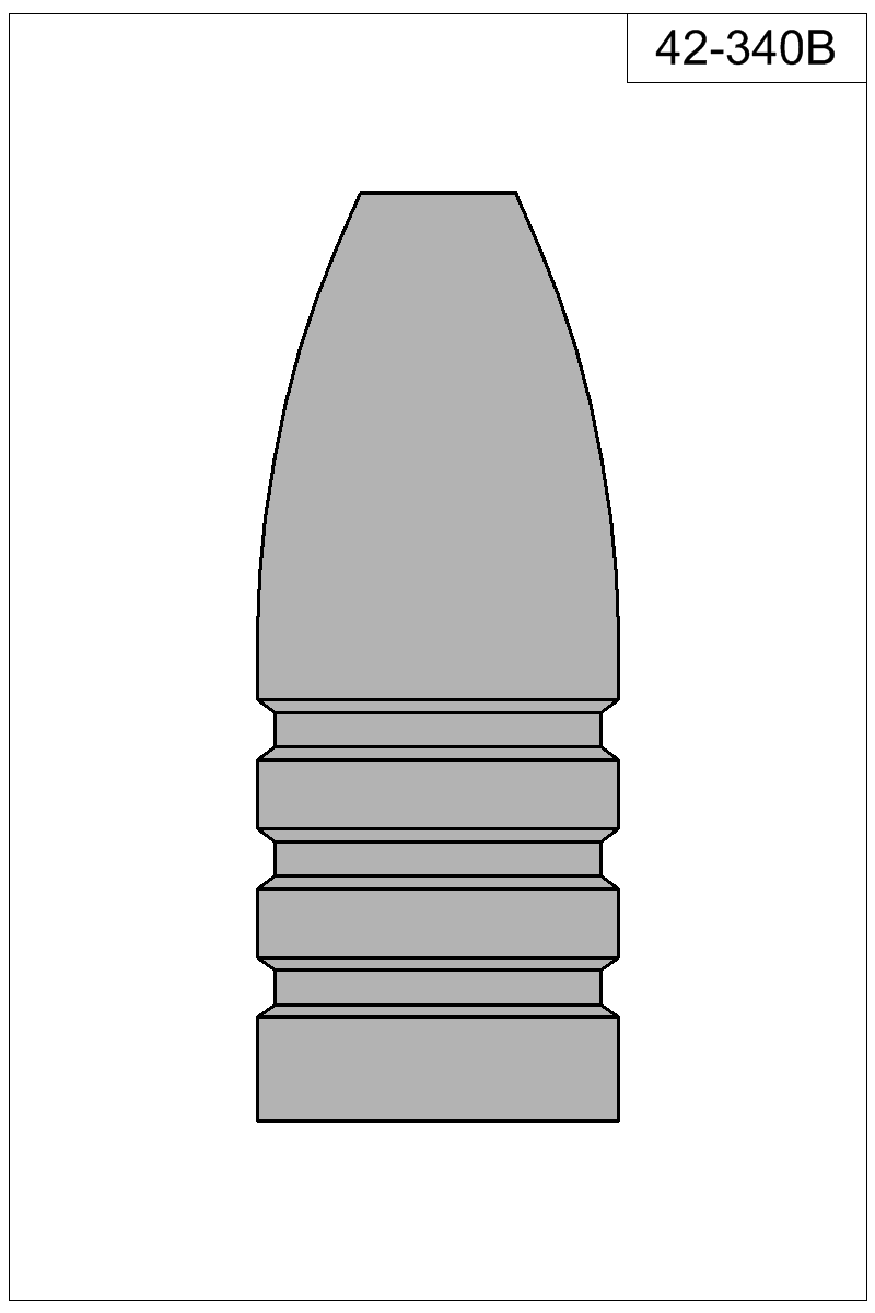 Filled view of bullet 42-340B