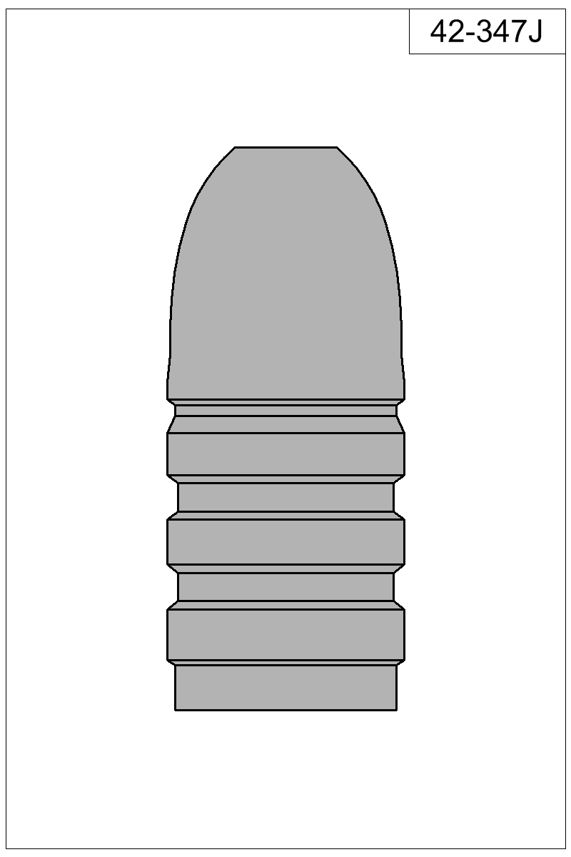 Filled view of bullet 42-347J