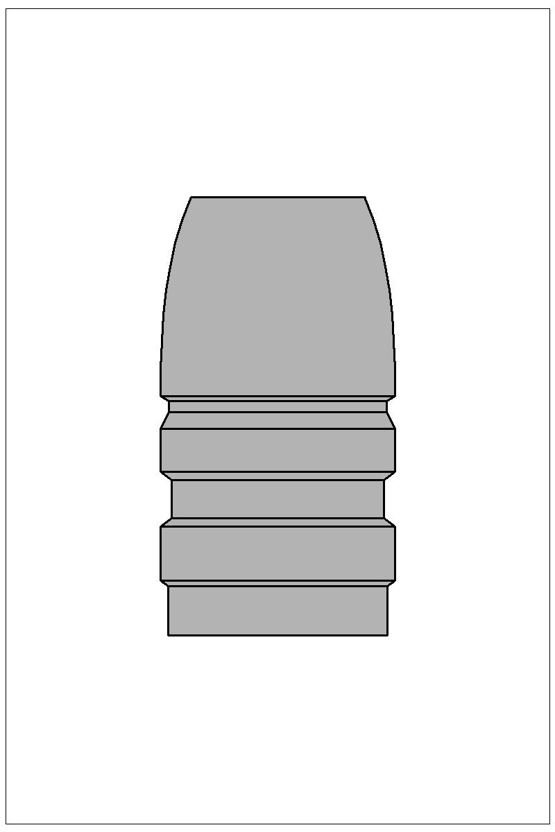 Filled view of bullet 43-300A