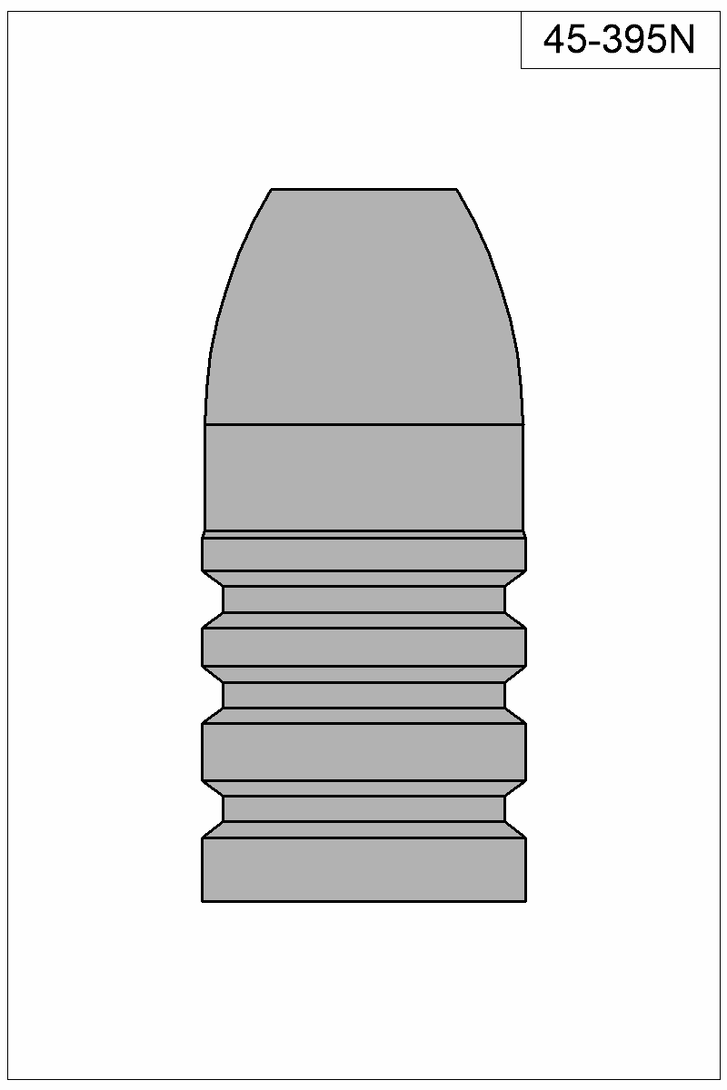 Filled view of bullet 45-395N