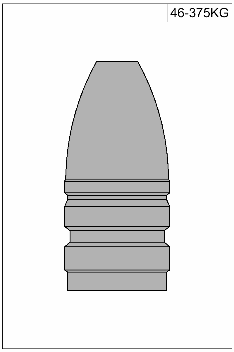 Filled view of bullet 46-375KG