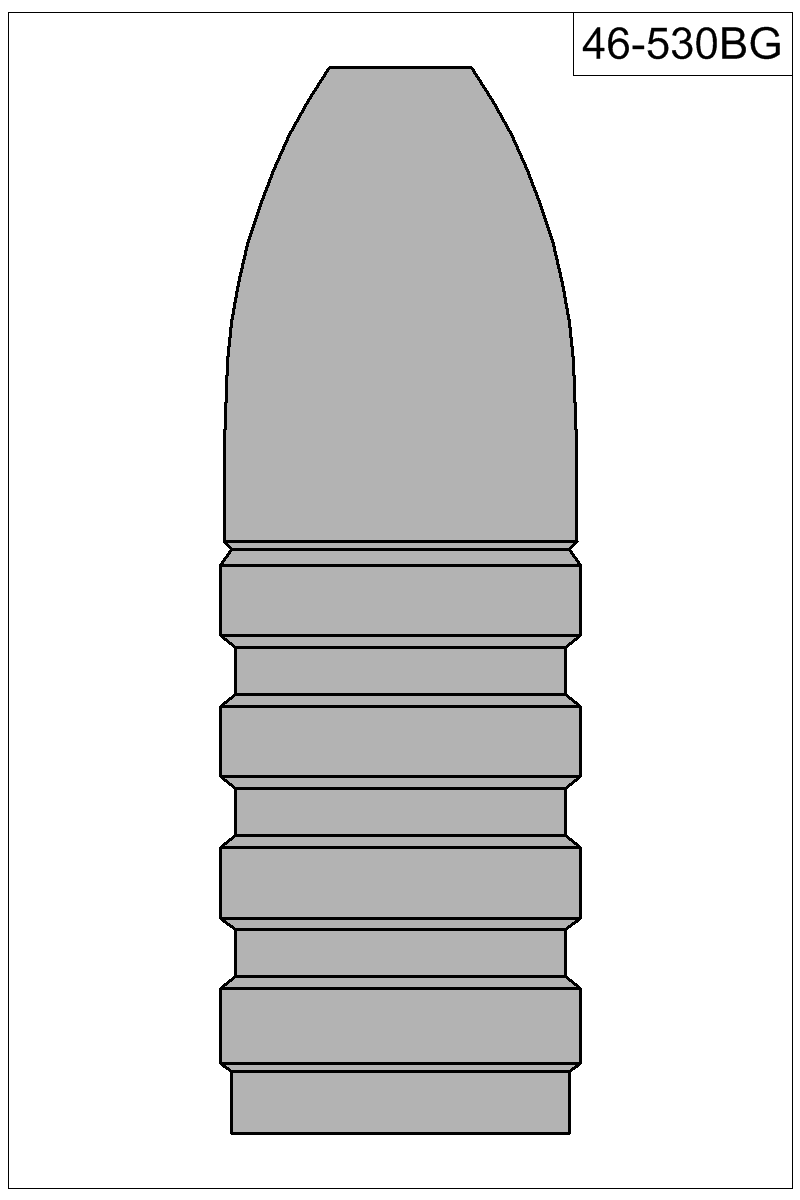 Filled view of bullet 46-530BG