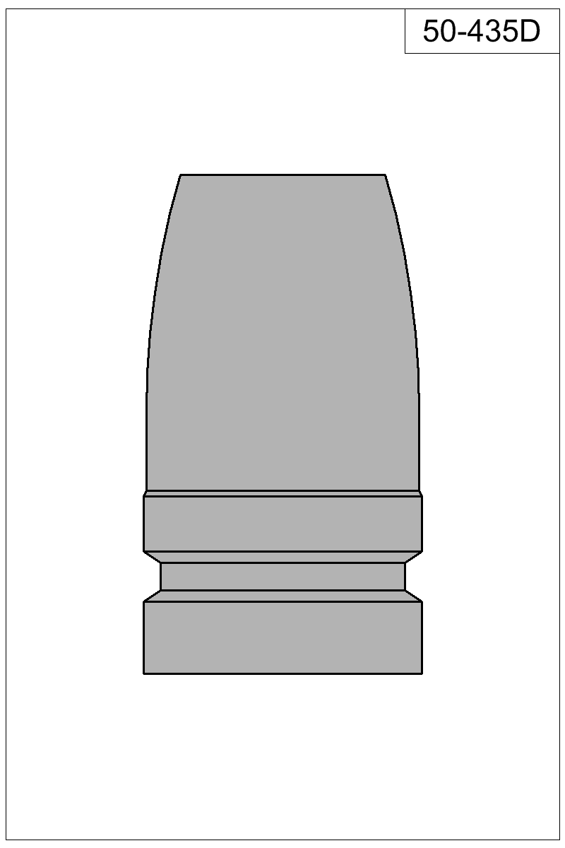 Filled view of bullet 50-435D