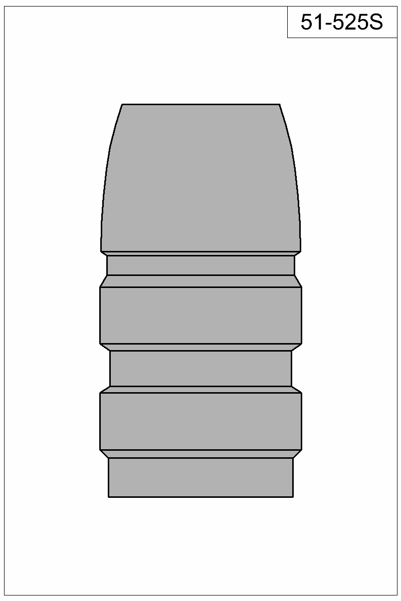 Filled view of bullet 51-525S