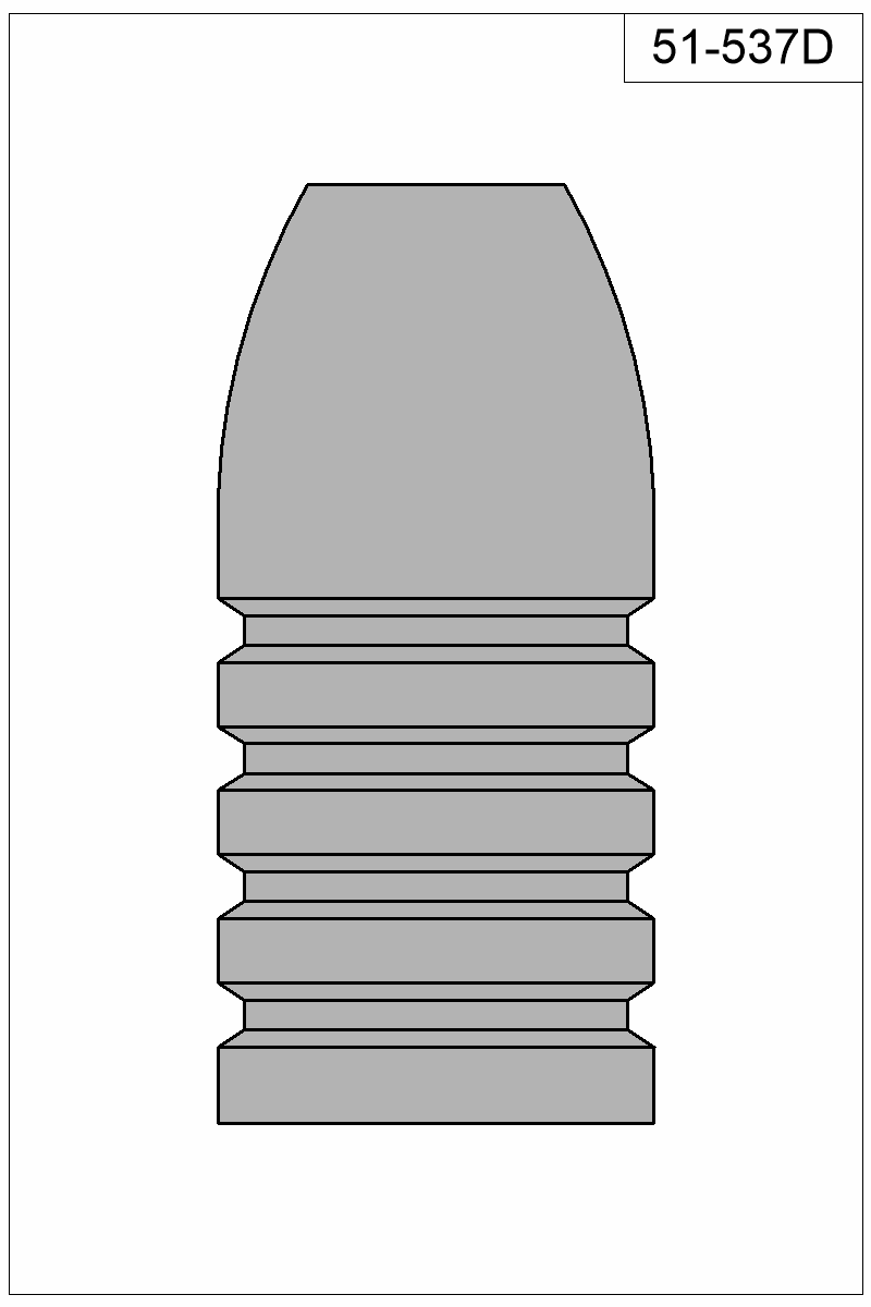 Filled view of bullet 51-537D