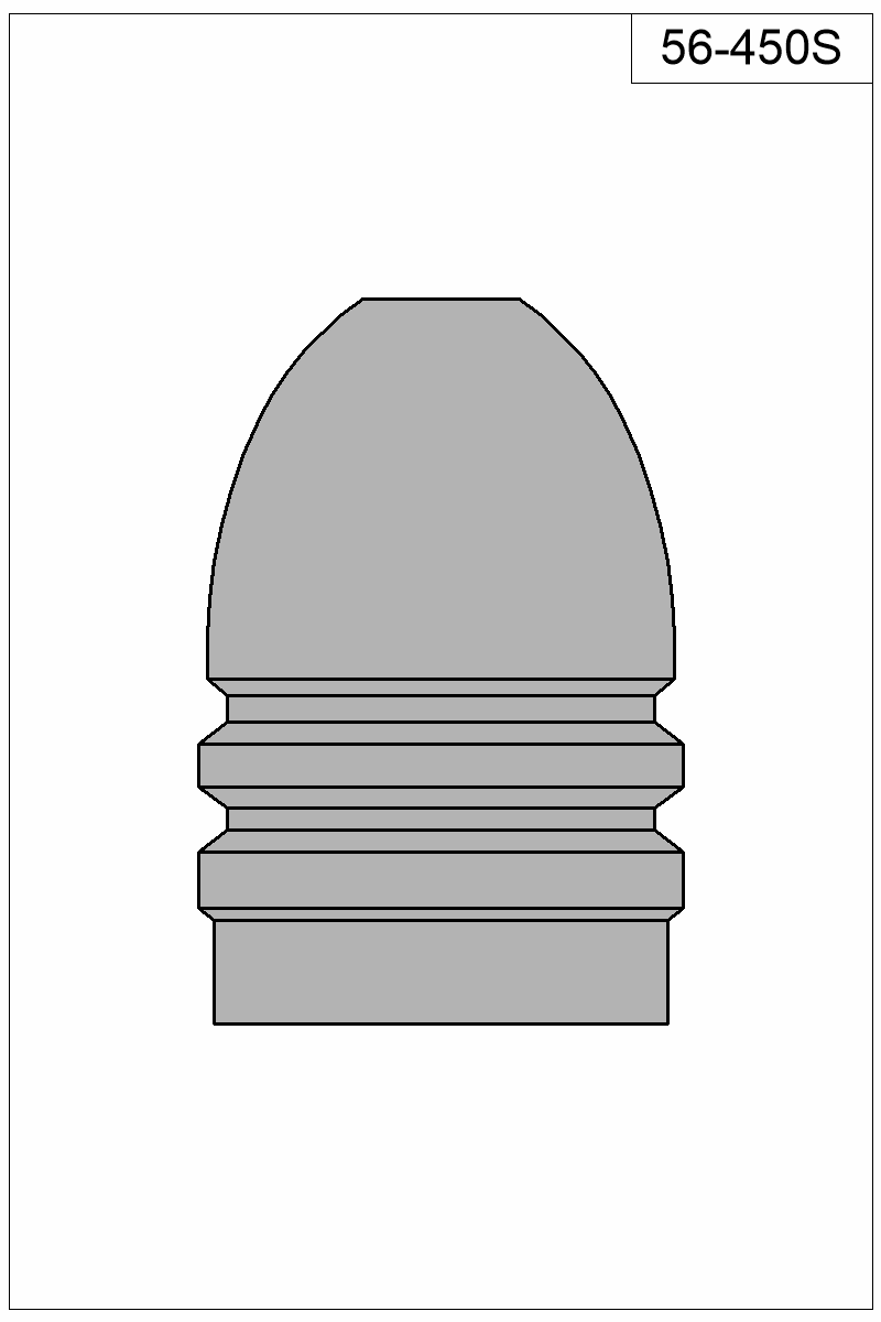 Filled view of bullet 56-450S