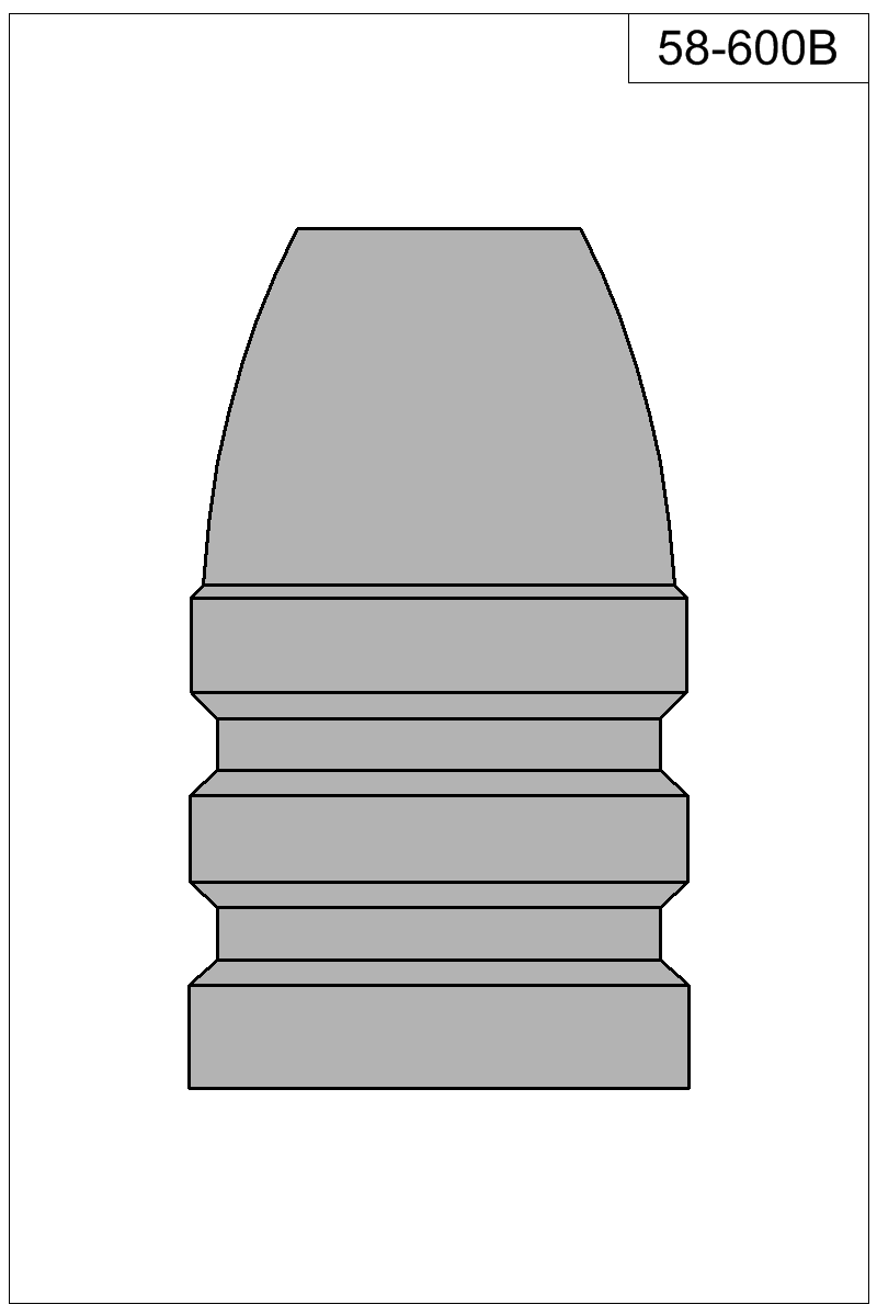 Filled view of bullet 58-600B