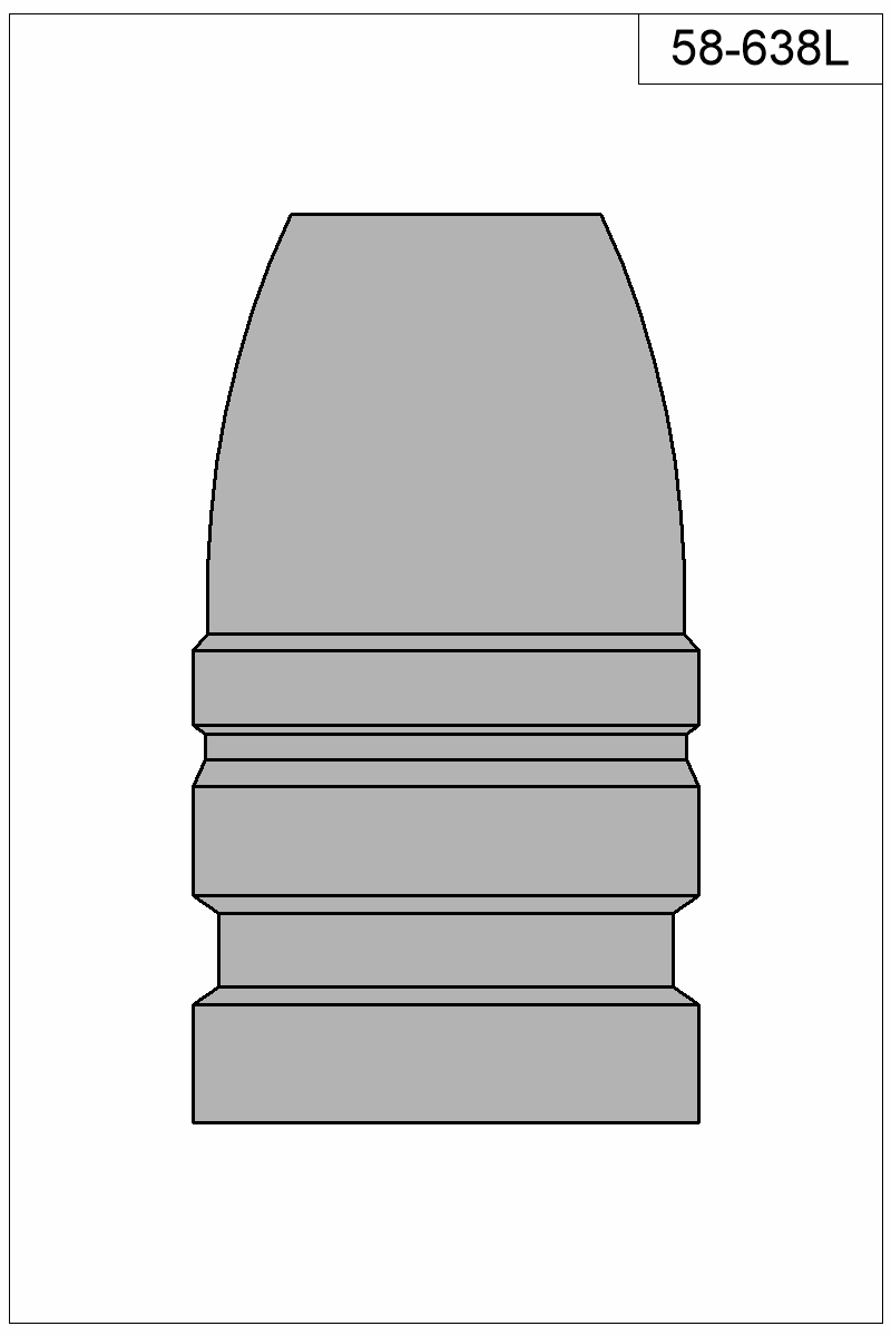 Filled view of bullet 58-638L