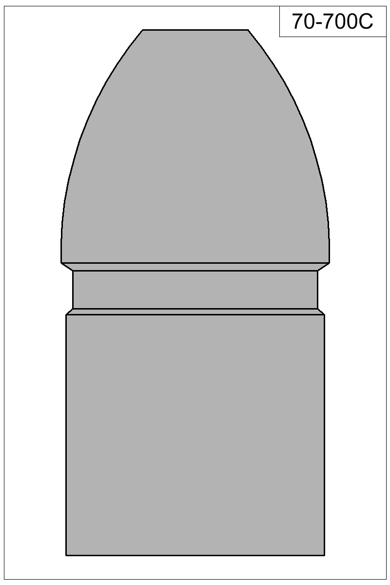Filled view of bullet 70-700C