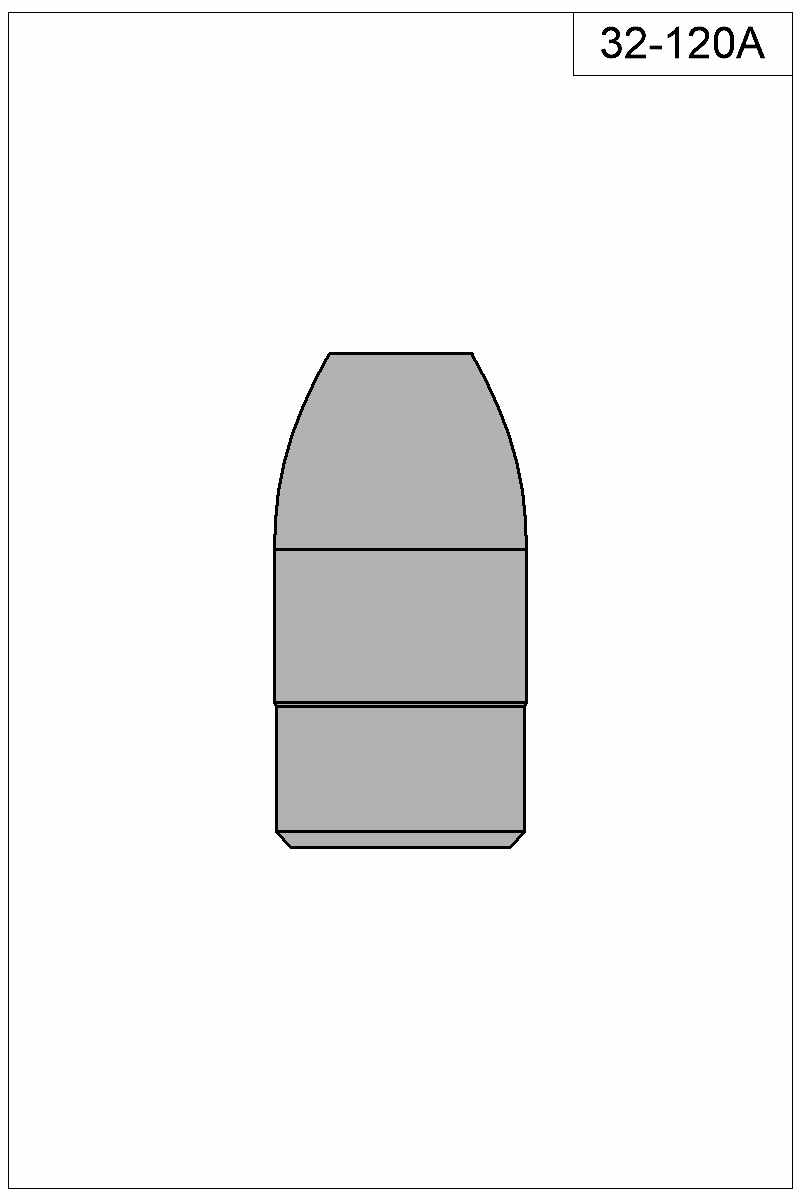 Filled view of bullet 32-120A