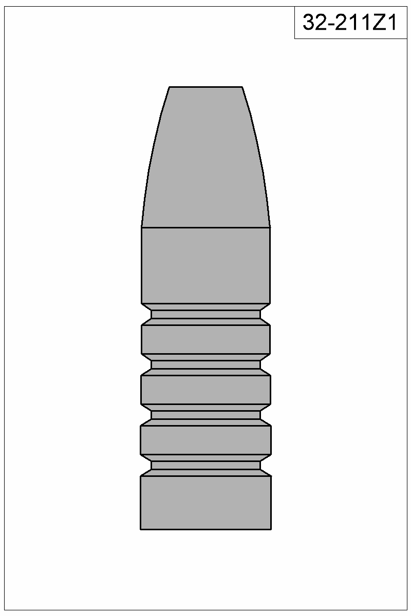Filled view of bullet 32-211Z1