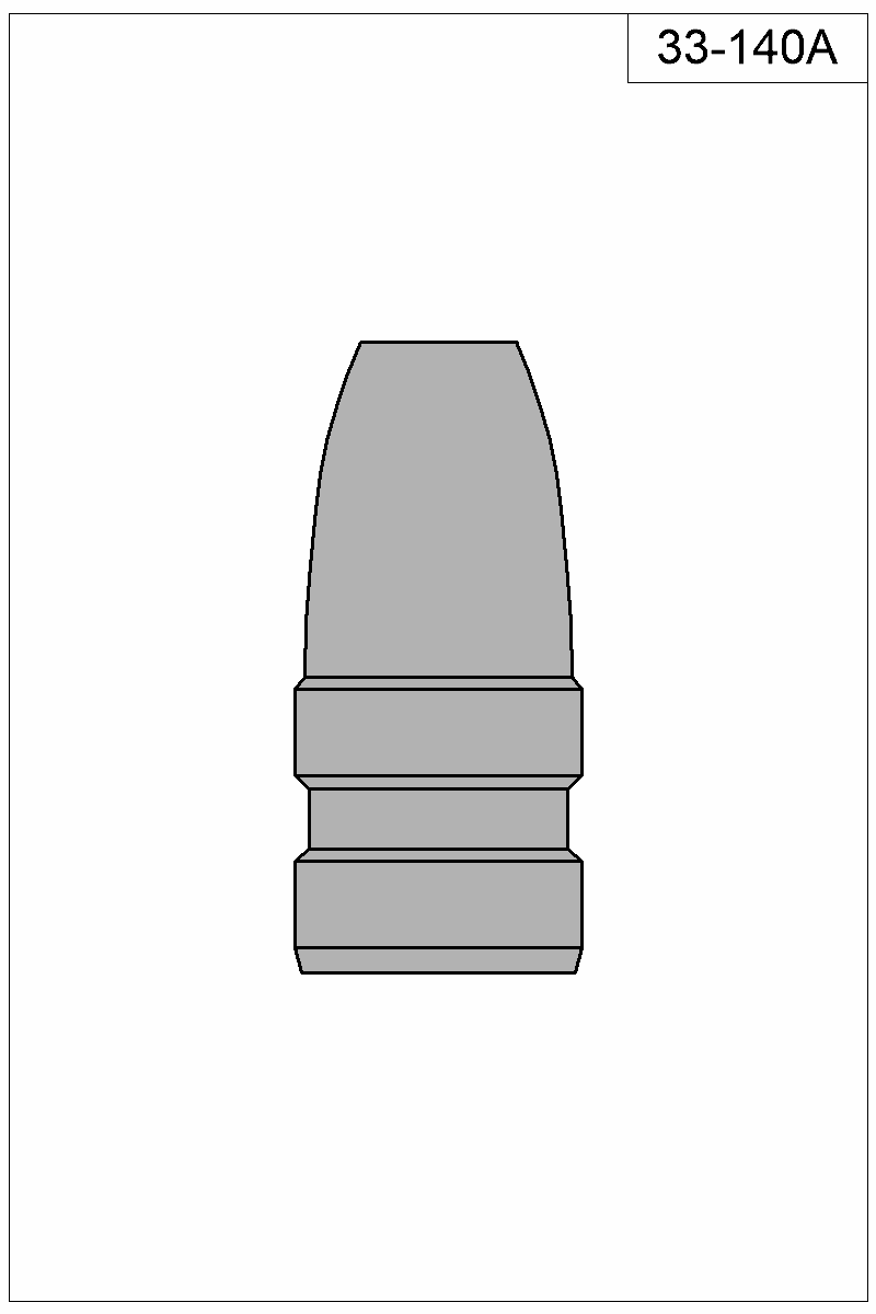 Filled view of bullet 33-140A