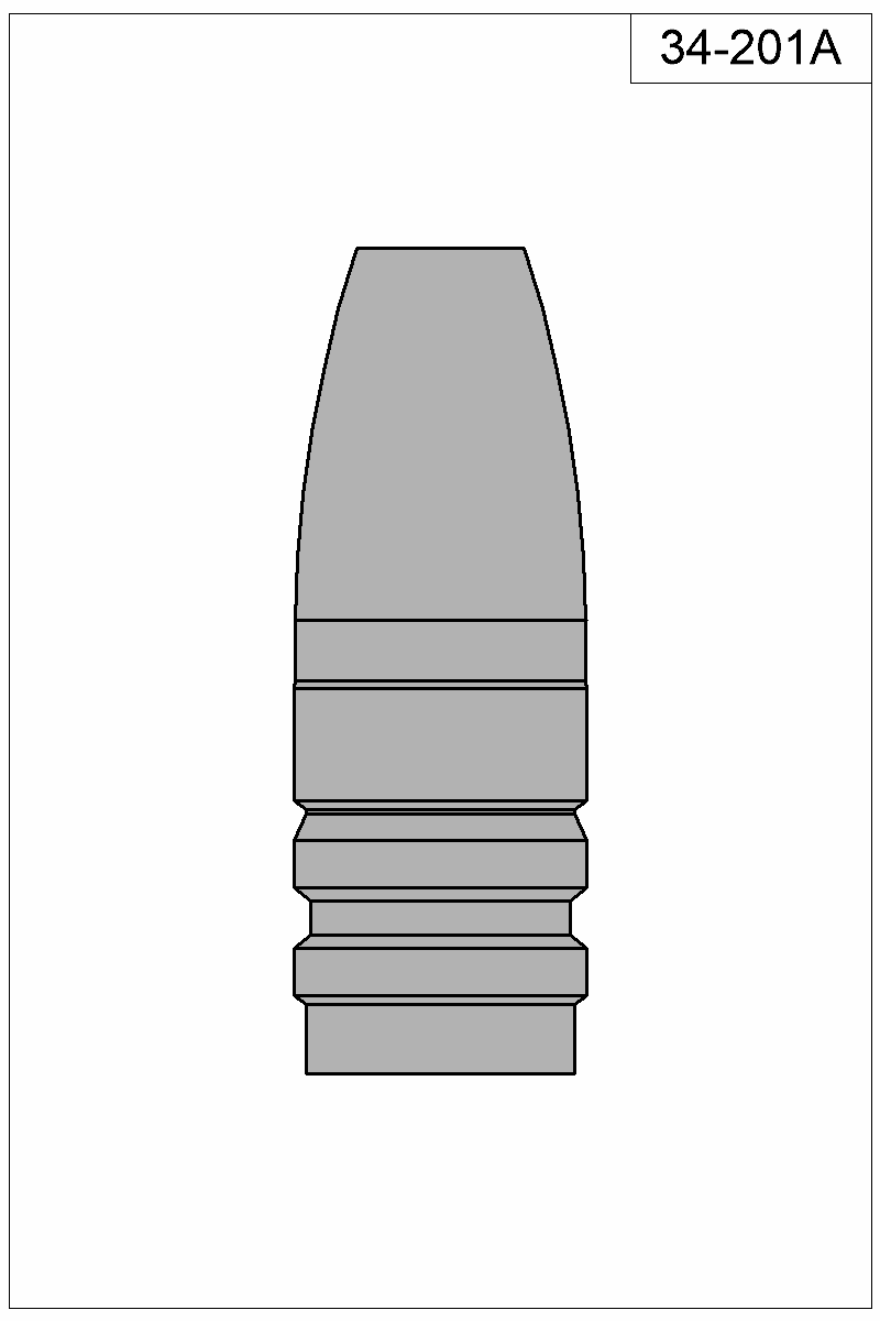 Filled view of bullet 34-201A