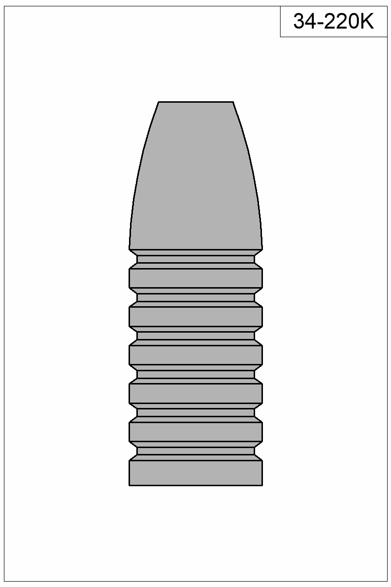 Filled view of bullet 34-220K