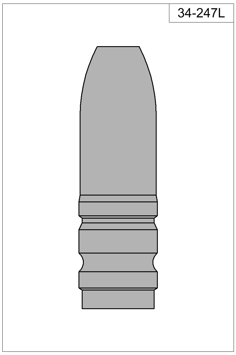 Filled view of bullet 34-247L