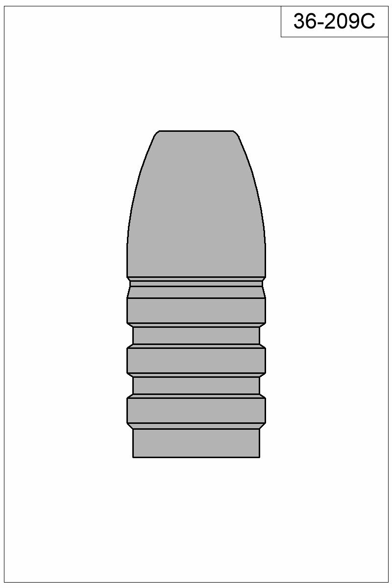 Filled view of bullet 36-209C