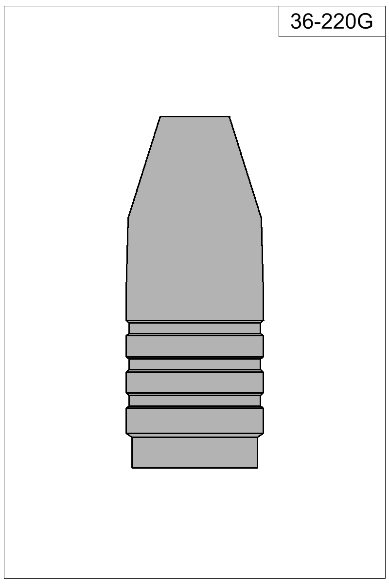 Filled view of bullet 36-220G