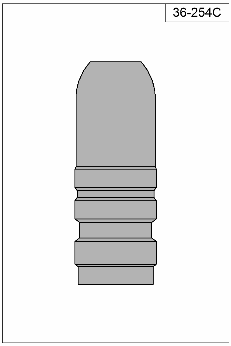 Filled view of bullet 36-254C