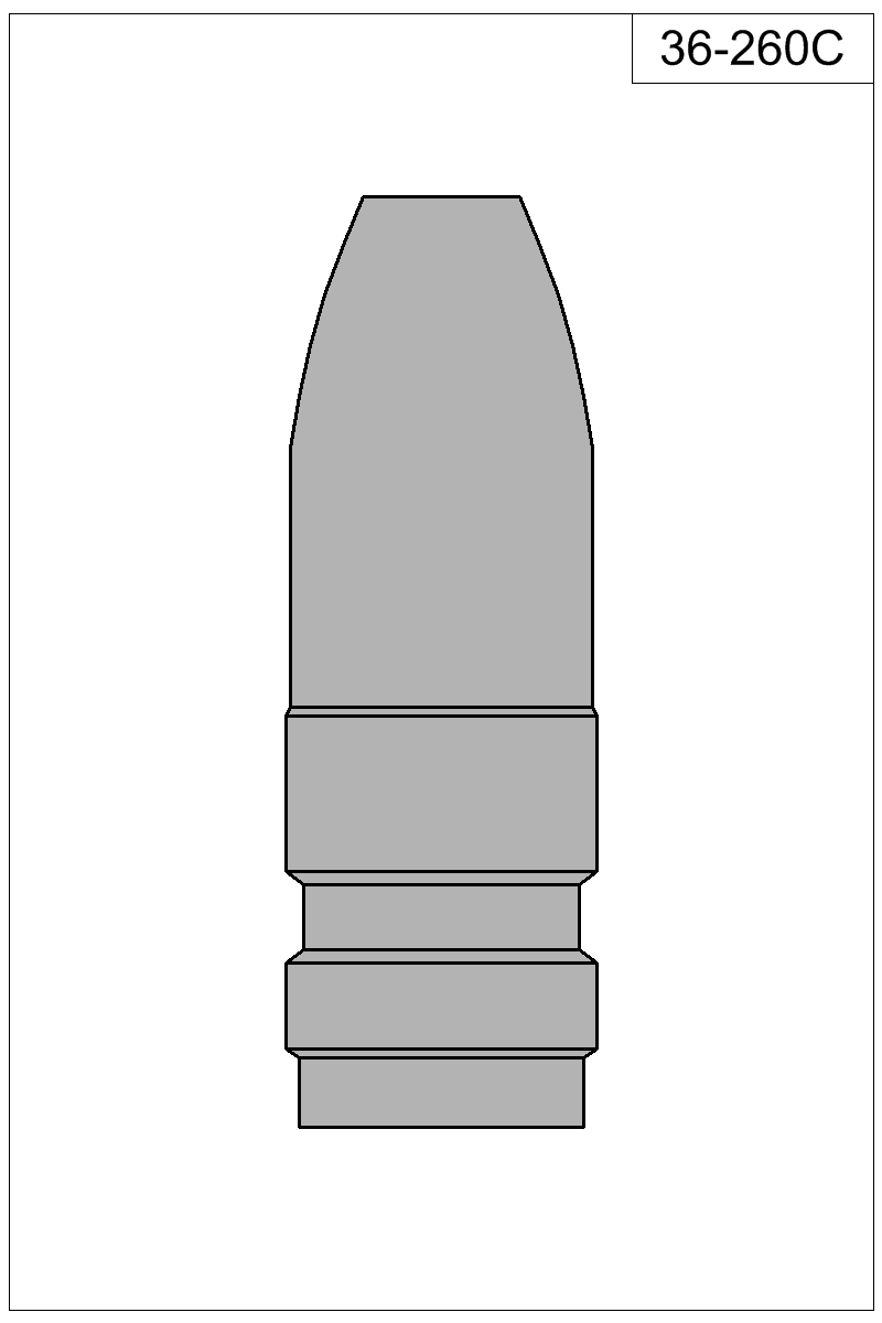 Filled view of bullet 36-260C