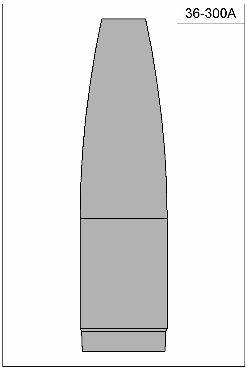 Filled view of bullet 36-300A