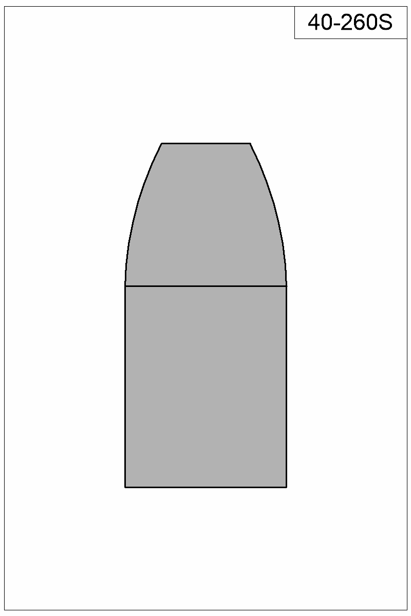 Filled view of bullet 40-260S