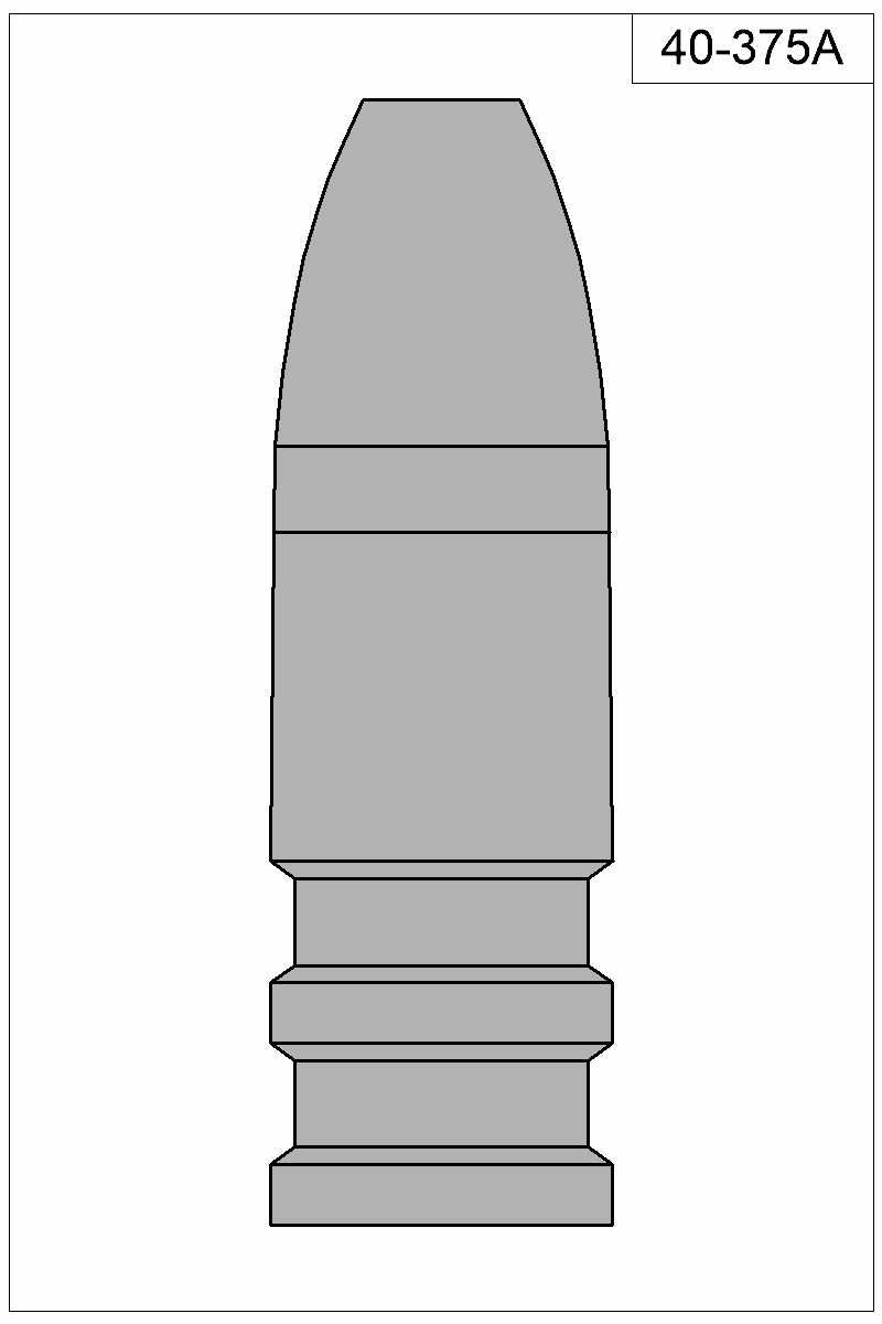 Filled view of bullet 40-375A