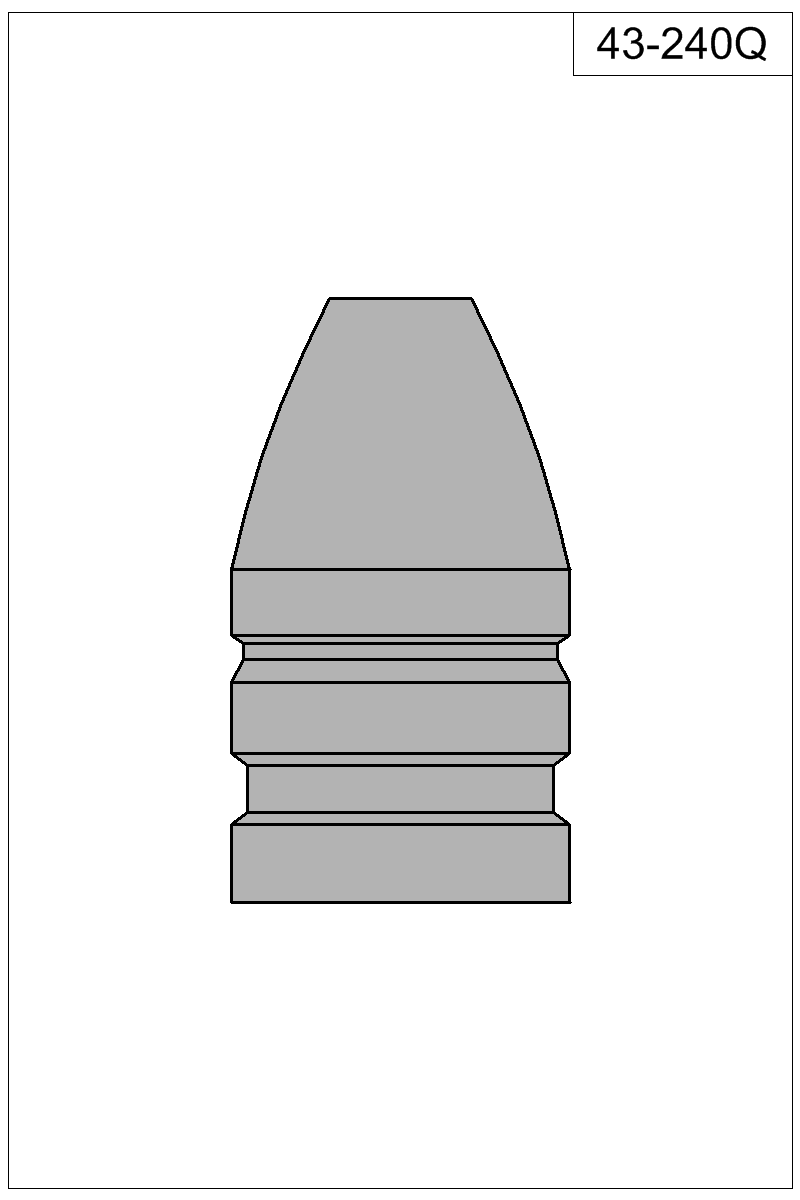 Filled view of bullet 43-240Q